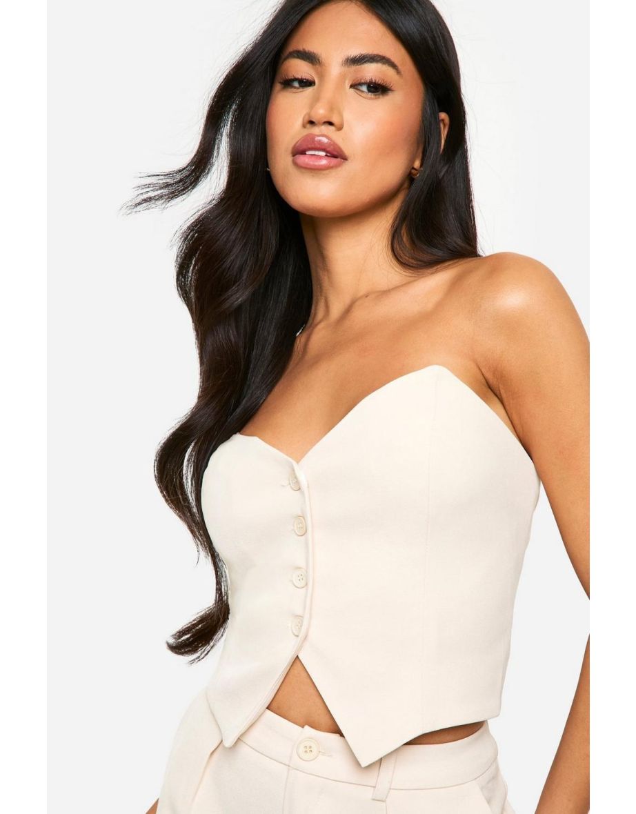 Bandeau Corset Style Waistcoat - 3