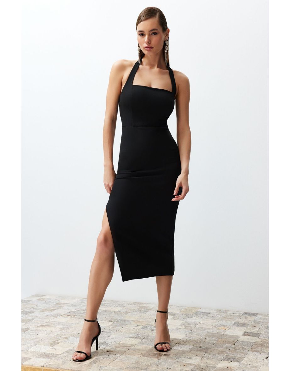 Black Woven Dress