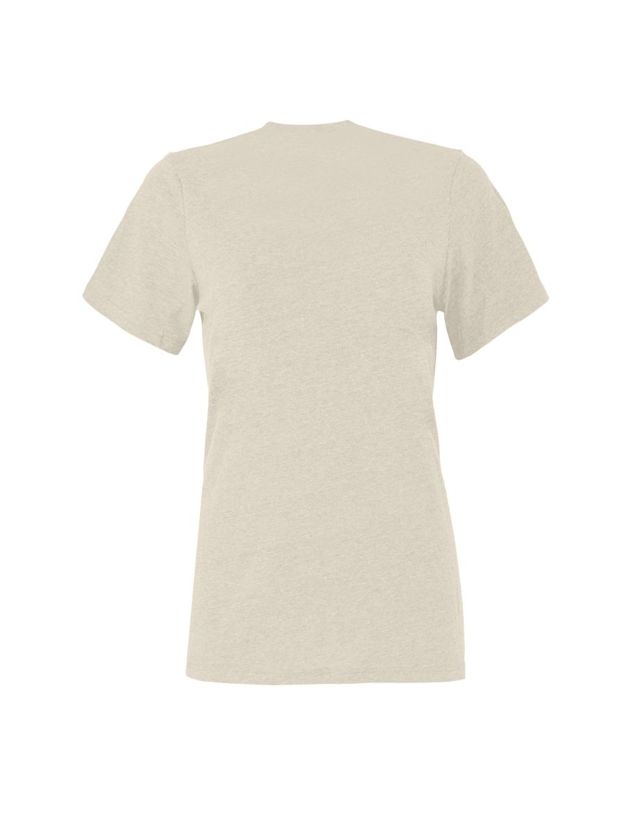 Bella + Canvas Womens/Ladies Heather Jersey Relaxed Fit T-Shirt - French Vanilla - 1
