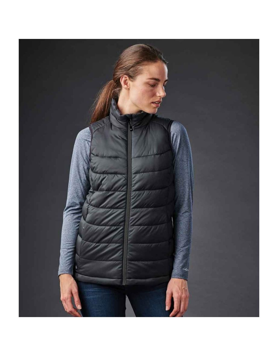 Stormtech Womens/Ladies Stavanger Thermal Body Warmer - Black/Graphite Grey - 3