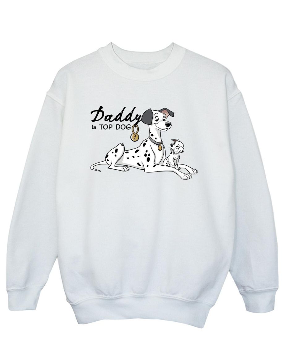 Disney Girls 101 Dalmatians Top Dog Sweatshirt - White