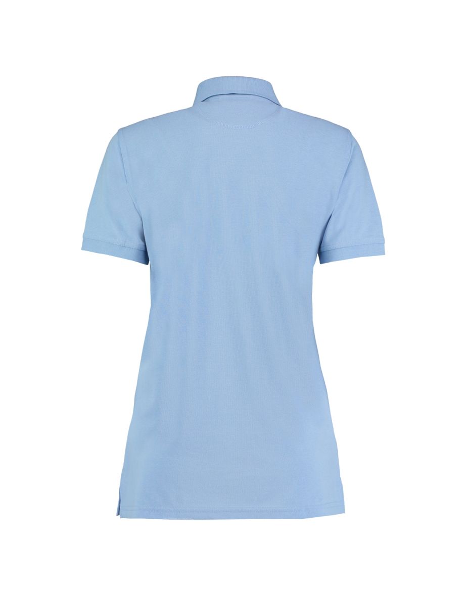Kustom Kit Ladies Klassic Superwash Short Sleeve Polo Shirt - Light Blue - 1
