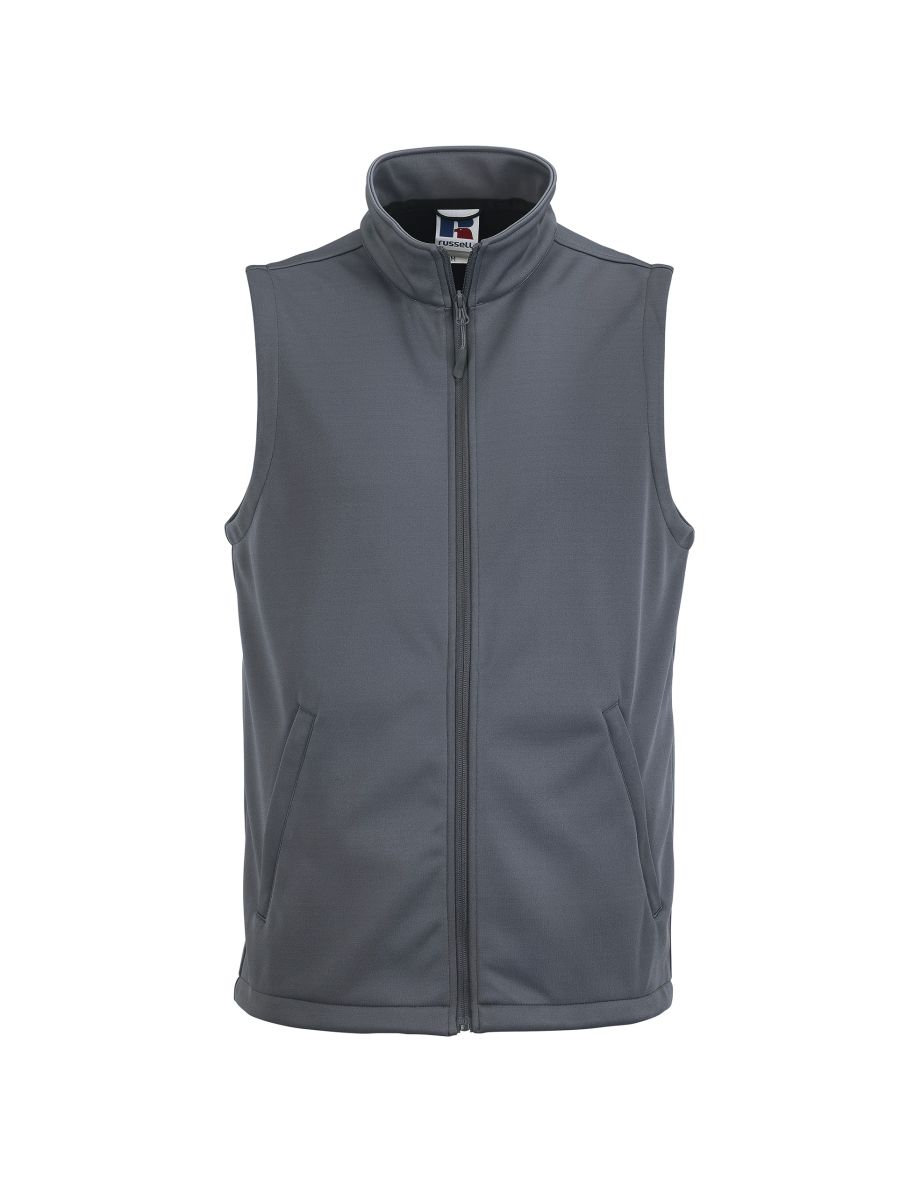 Russell Mens Smart Softshell Gilet Jacket - Convoy Grey