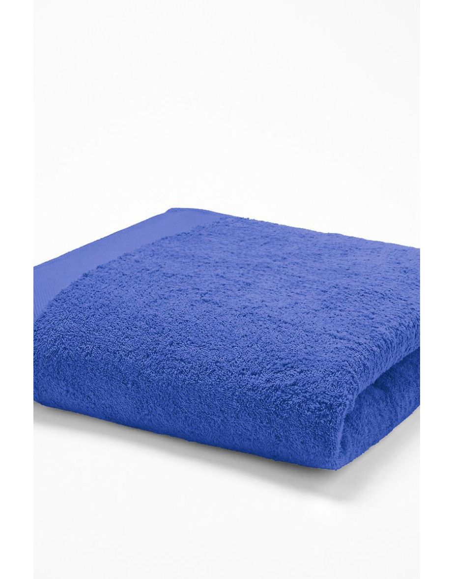 Scenario Plain 100% Cotton Terry Bath Towel