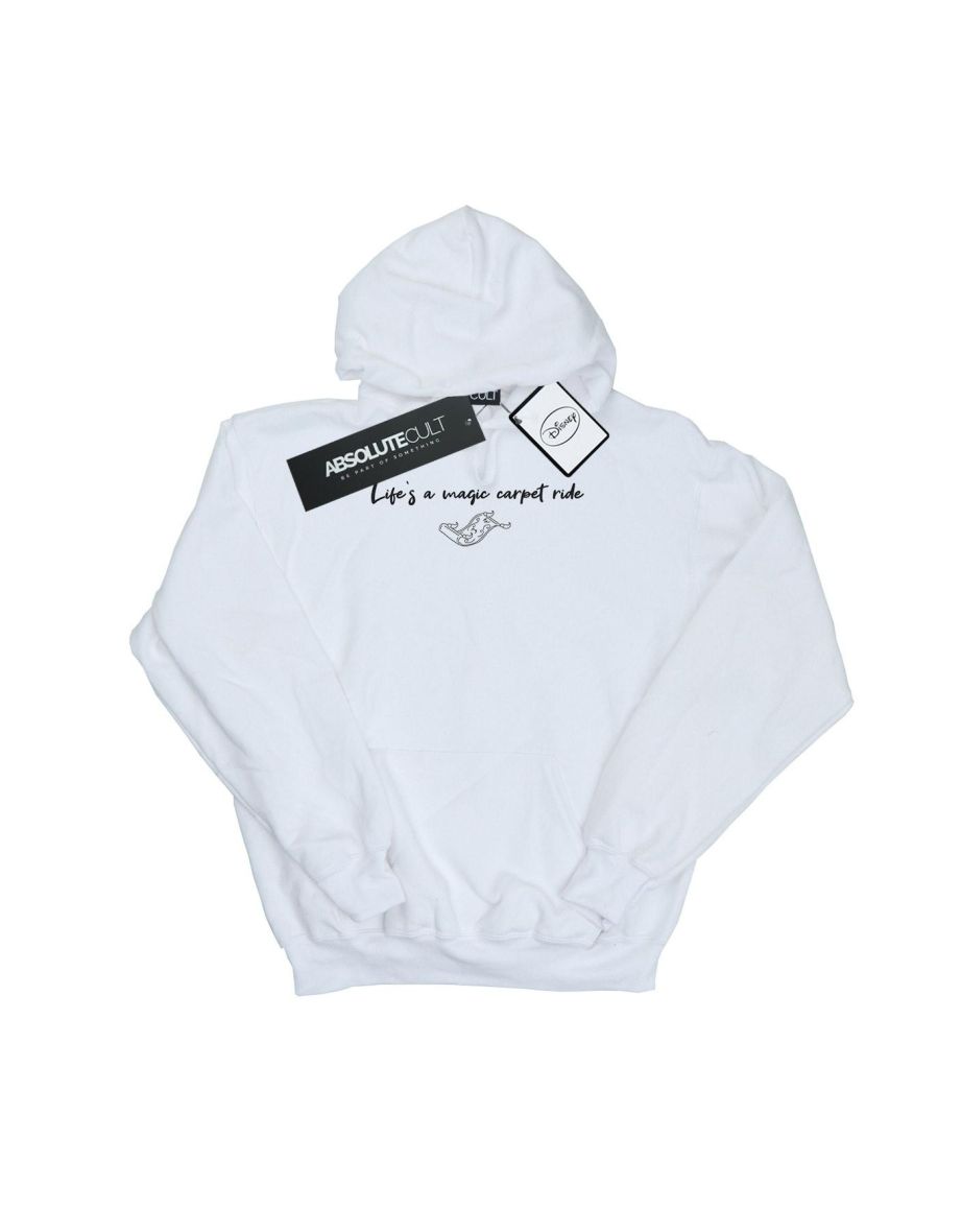 Disney Girls Aladdin Life´s A Magic Carpet Ride Hoodie - White
