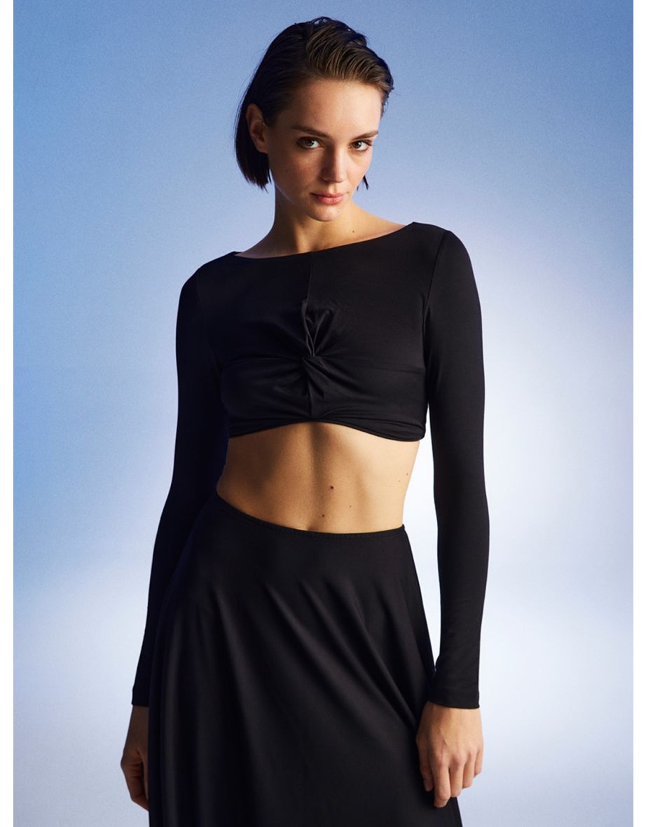 Knotted Crop Top - 4