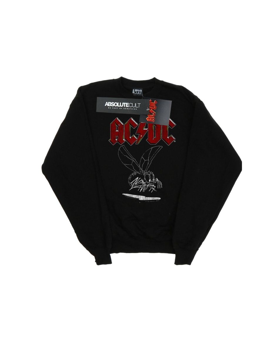AC/DC Boys Fly On The Wall 1985 Sweatshirt - Black
