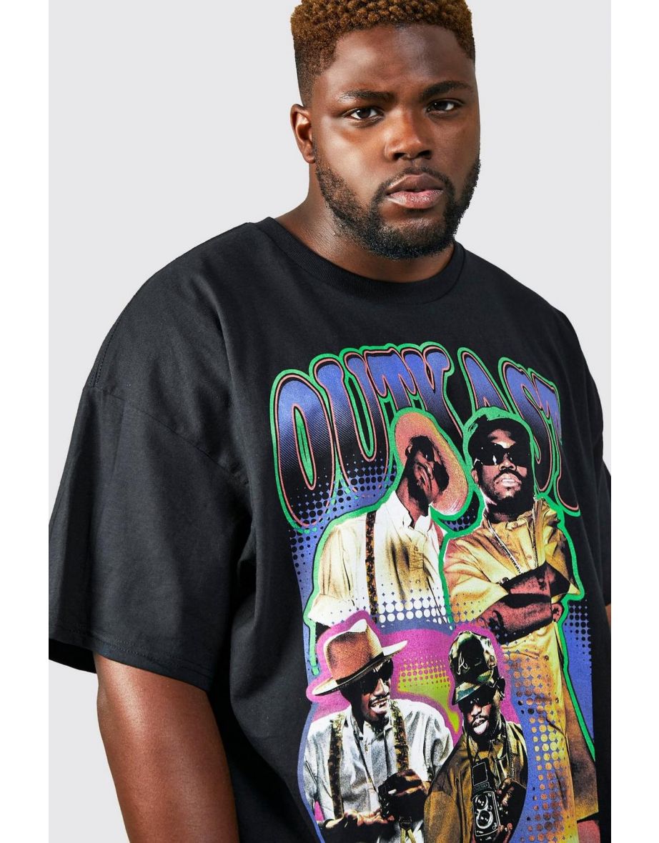 Plus Vintage Outcast License T-shirt - black - 2