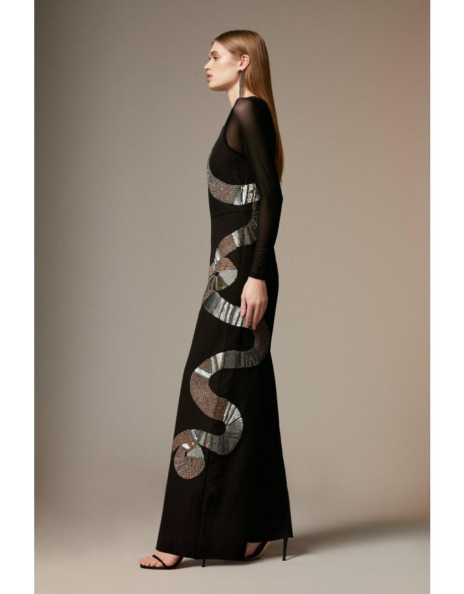 British Museum Serpent Embellished Jumpsuit - 2