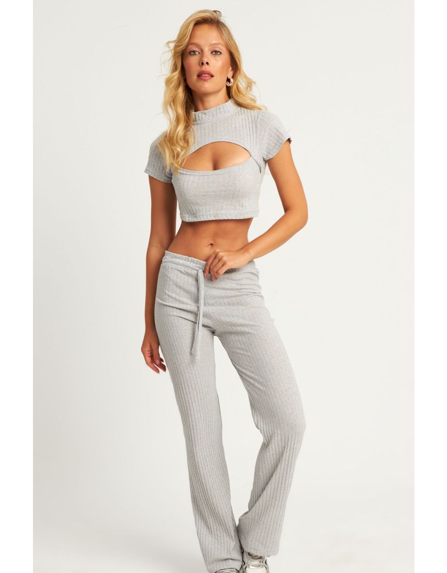 Women's Gray Window Suit