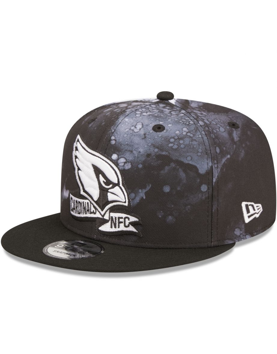 Arizona Cardinals Sideline 9FIFTY Snapback Hat - Black/ White Ink