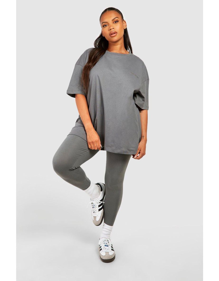 Oversized T-Shirt And Leggings Set