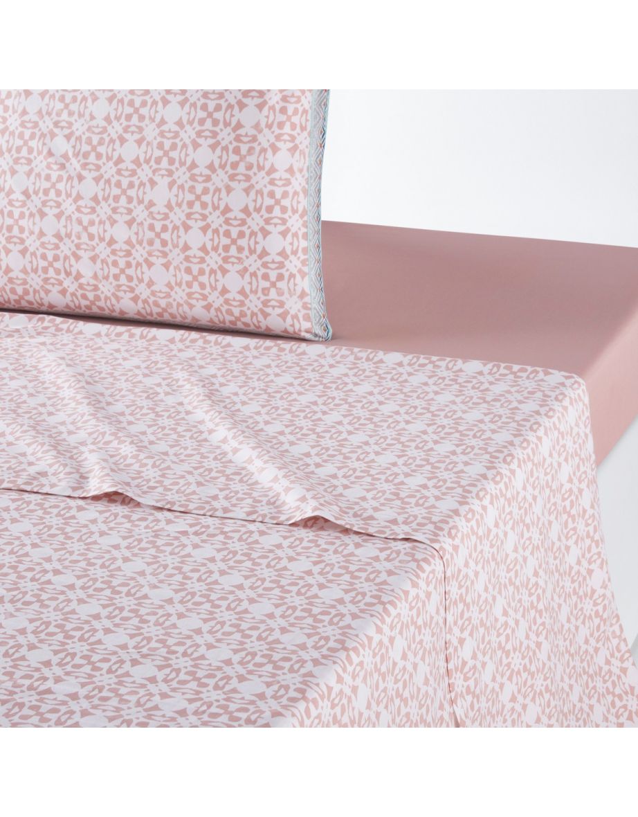 YUCATAN Printed Cotton Flat Sheet