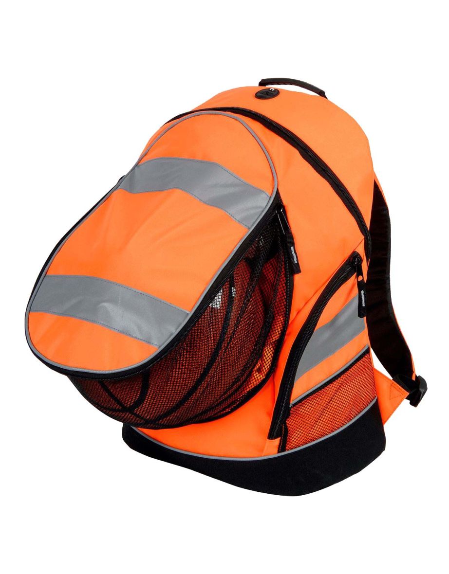 Shugon Hi-Vis Rucksack / Backpack - 23 Litres (Pack of 2) - Hi Vis Orange - 2