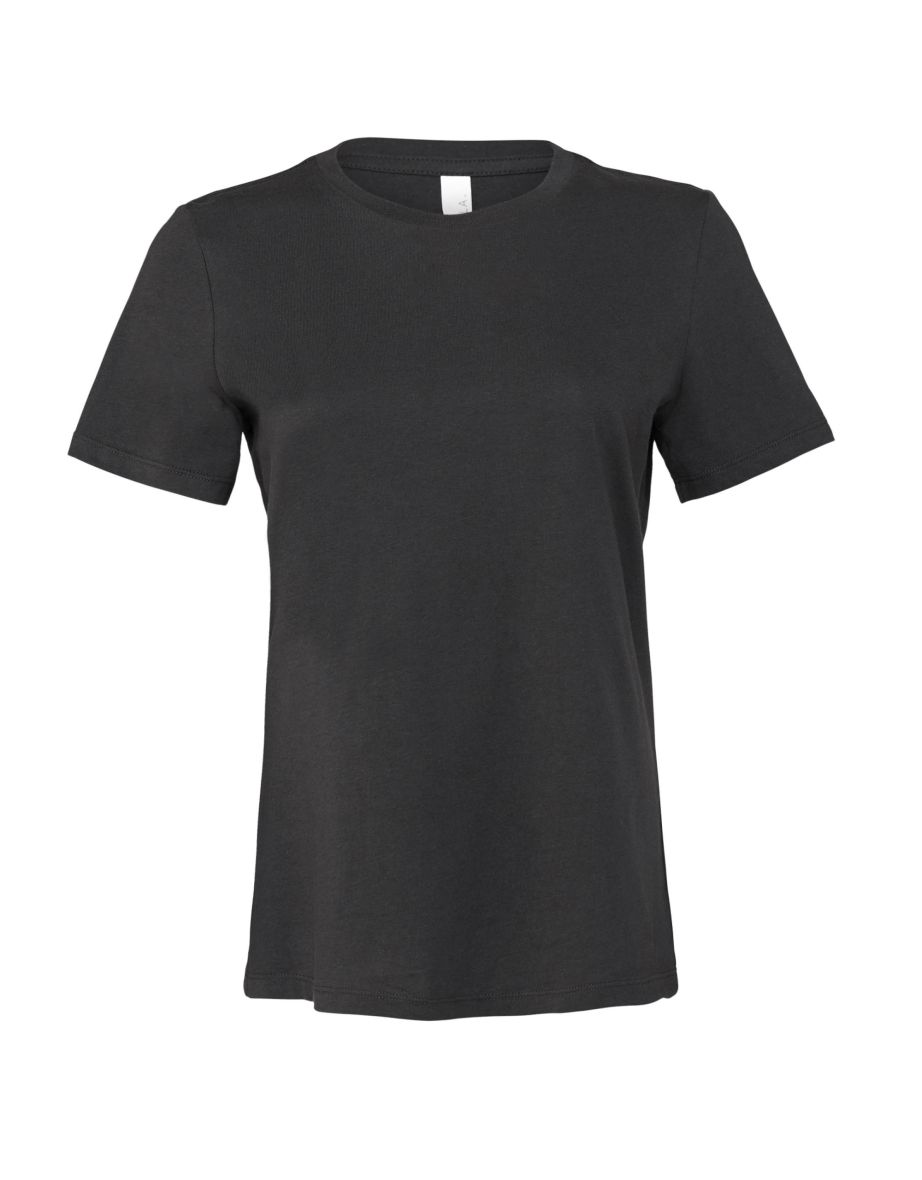 Bella + Canvas Womens/Ladies Jersey Short-Sleeved T-Shirt - Dark Grey