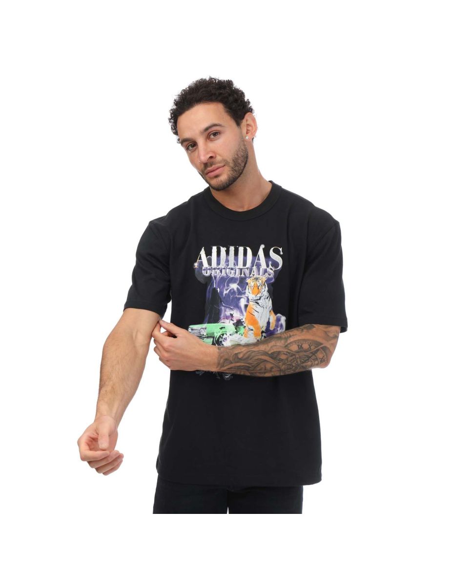 Men's adidas Originals R.Y.V. T-Shirt in Black