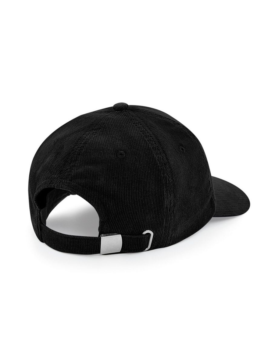 Beechfield Mens Heritage Cord Cap - Black - 1