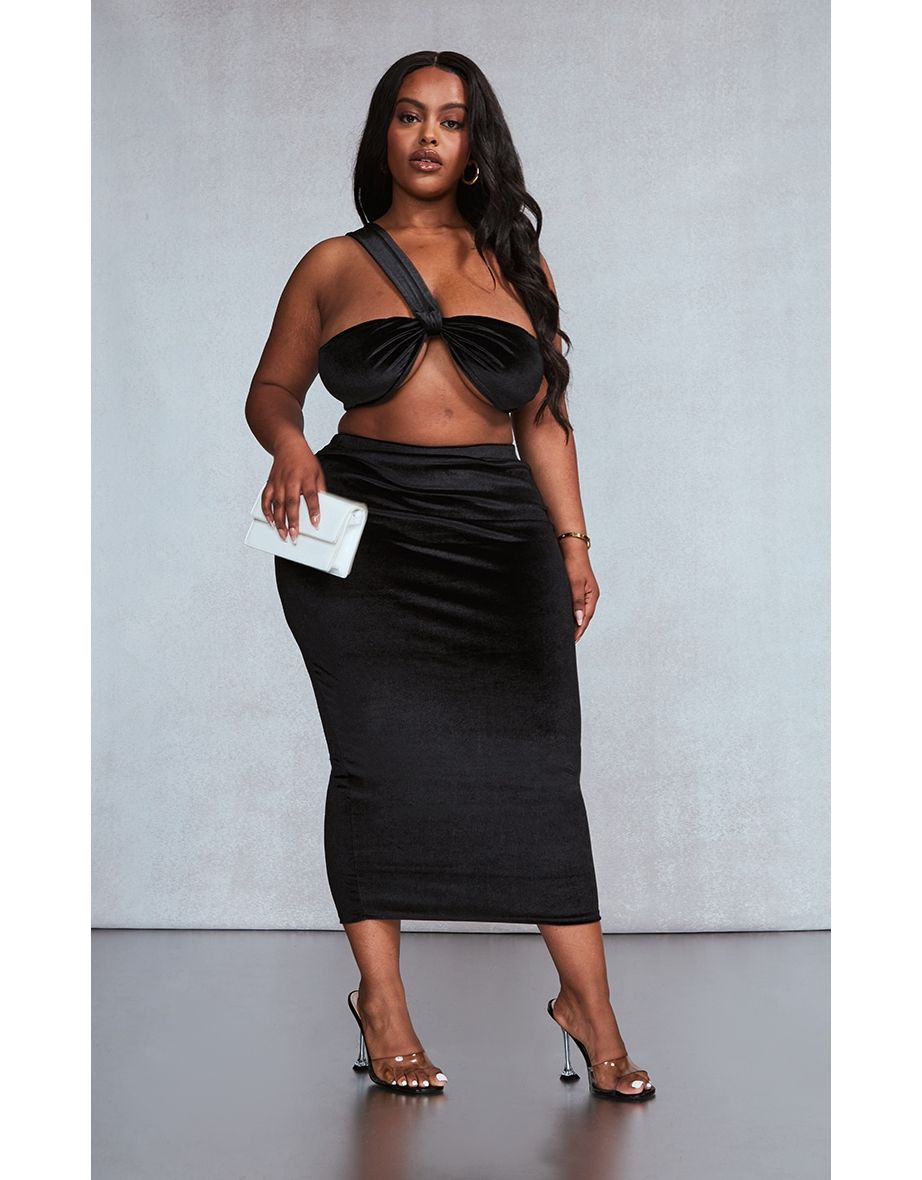 Plus size high waisted skirt outlet game