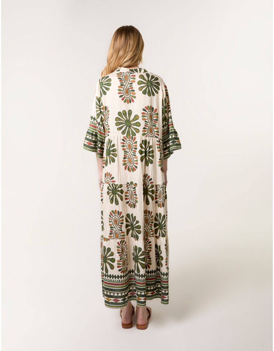 Aztec Diamante Maxi Dress - 3