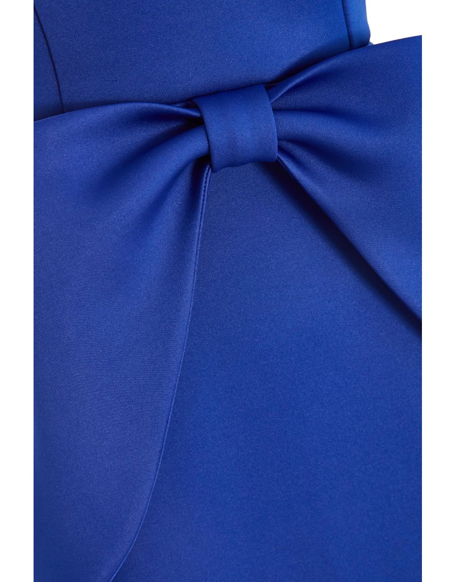 Royal Blue Bandeau Midaxi Dress - 5