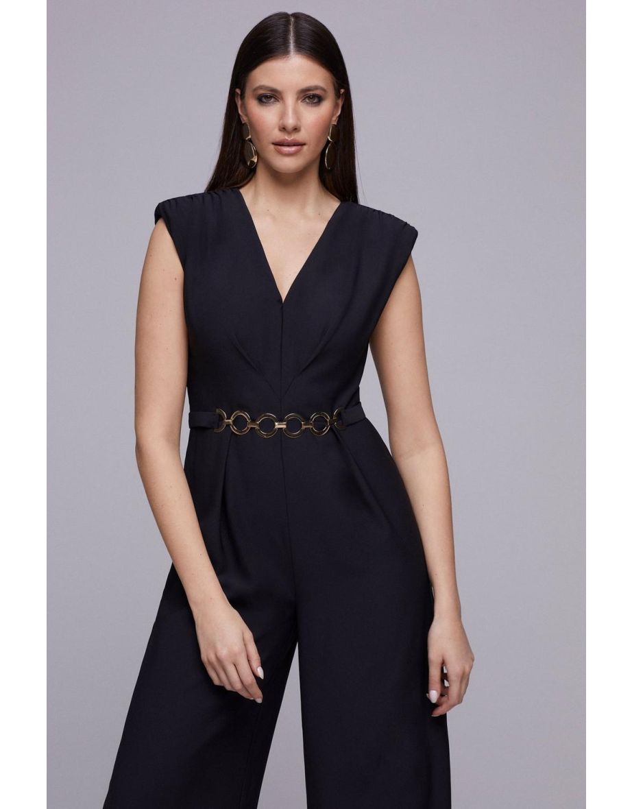 Black jumpsuit hot sale wallis