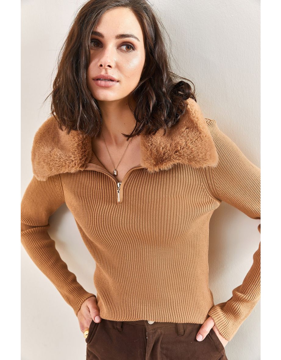 Sweater - Brown - Regular fit