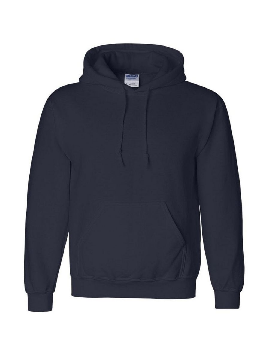 Gildan Heavyweight DryBlend Adult Unisex Hooded Sweatshirt Top / Hoodie (13 Colours) - Navy