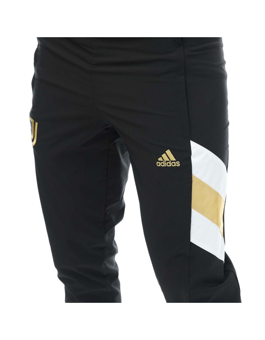 Men's adidas Juventus Icon Woven Tracksuit Bottoms in Black - 2