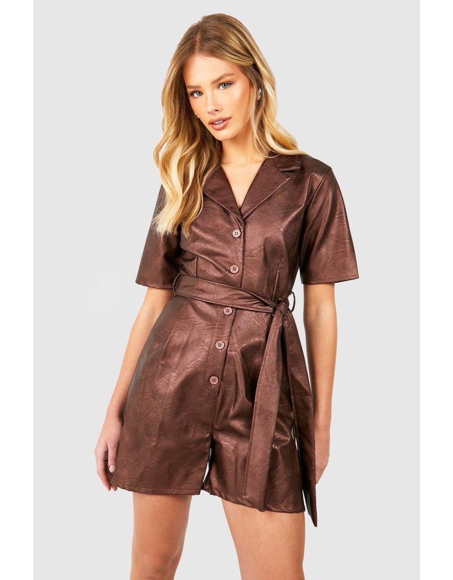 Pu playsuit online