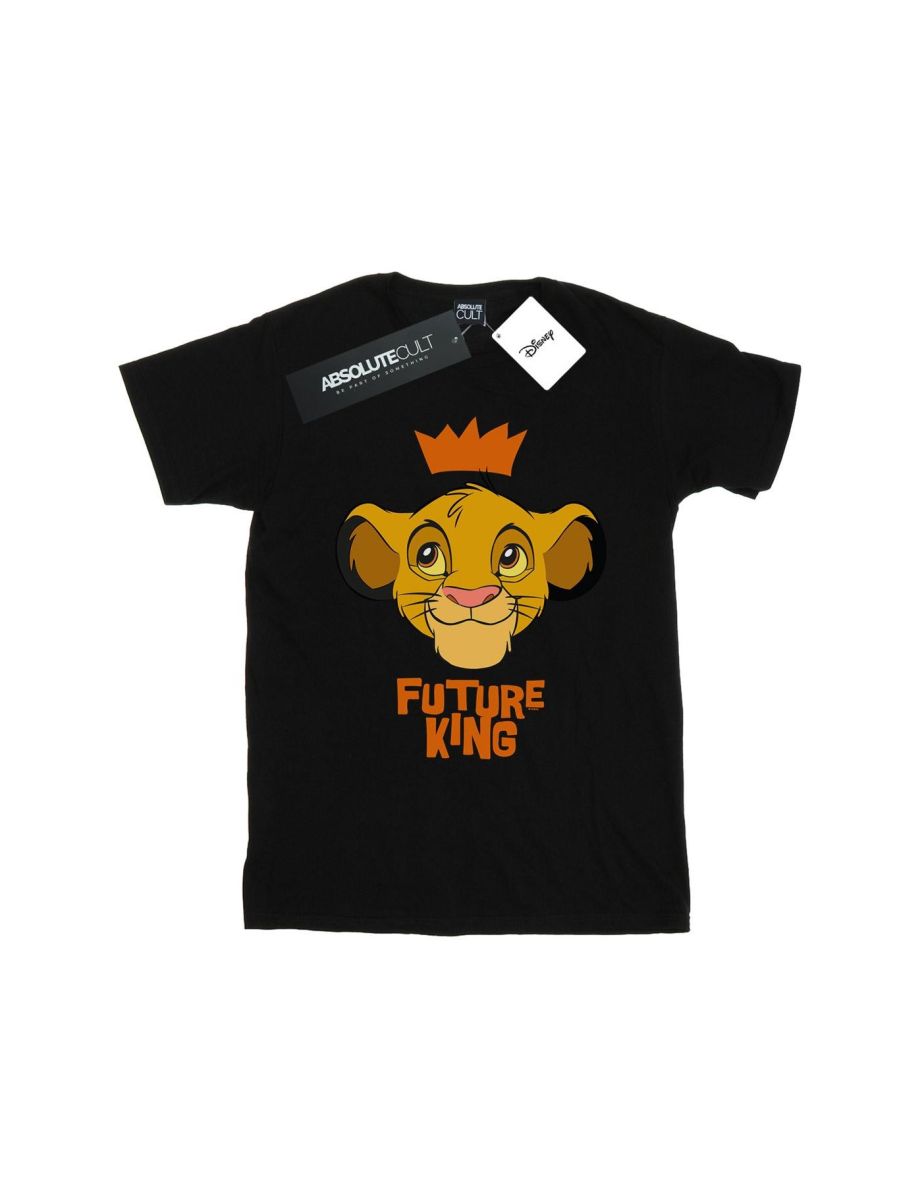 Disney Boys The Lion King Simba Future King T-Shirt - Black - 1
