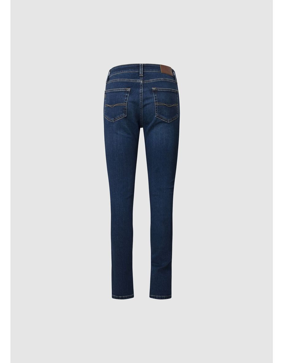 Mid Rise Skinny Jeans - 3
