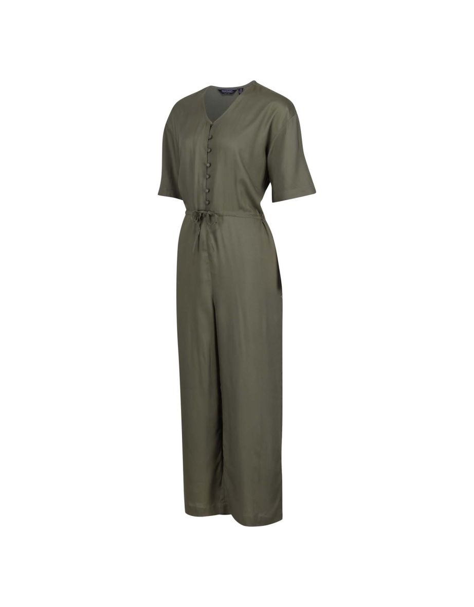 Women's Regatta Streap Lightweight Jumpsuit in Green