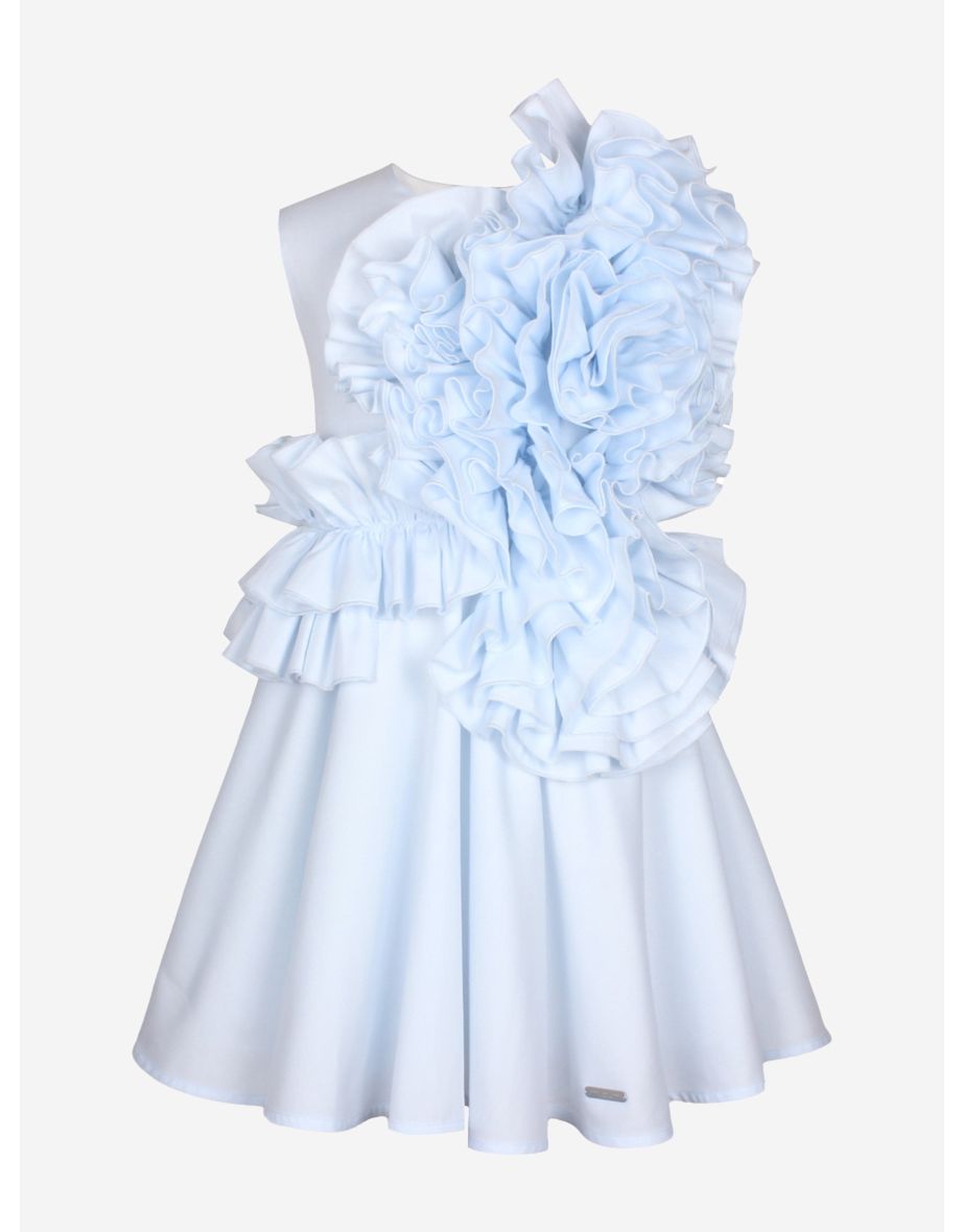 Girls Adage Dress in Blue