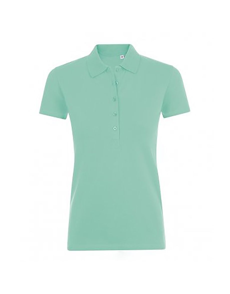 Mint green women's outlet polo shirt