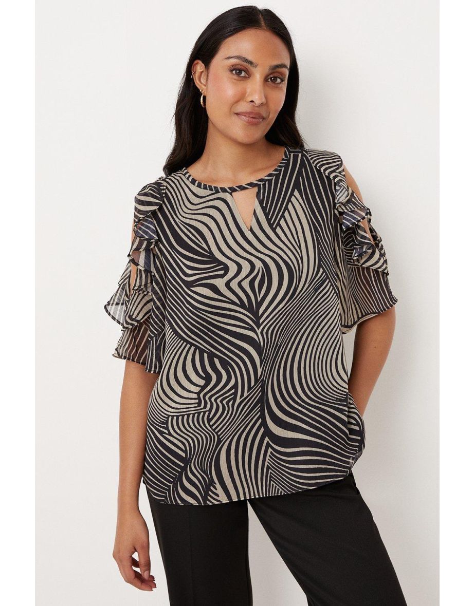 Petite cold best sale shoulder tops