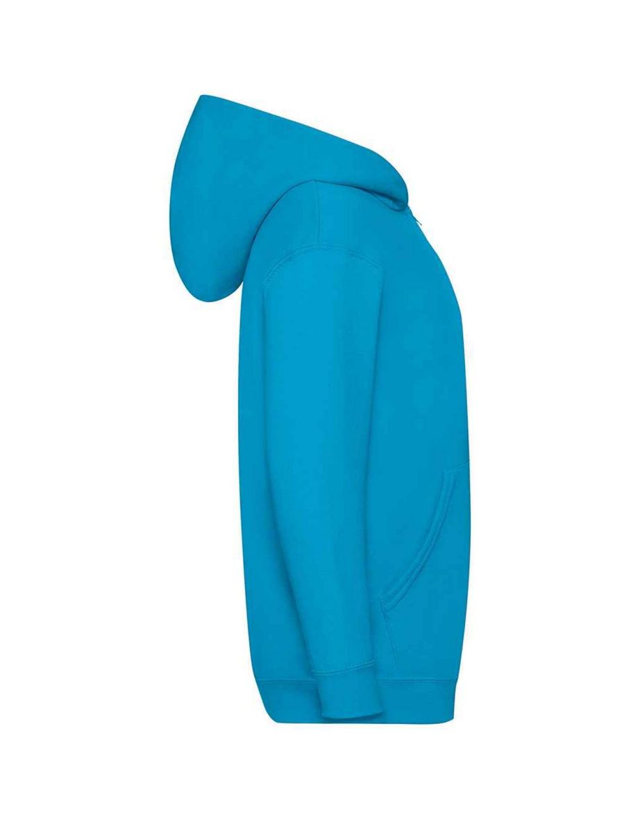 Fruit Of The Loom Childrens/Kids Hooded Sweatshirt - Azure - 2