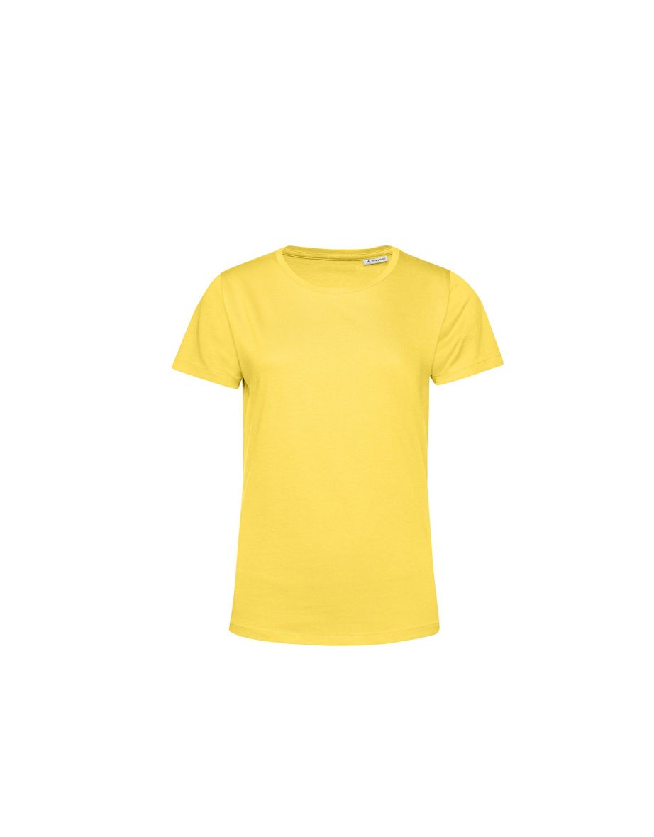 B&C Womens/Ladies E150 Organic Short-Sleeved T-Shirt - Yellow