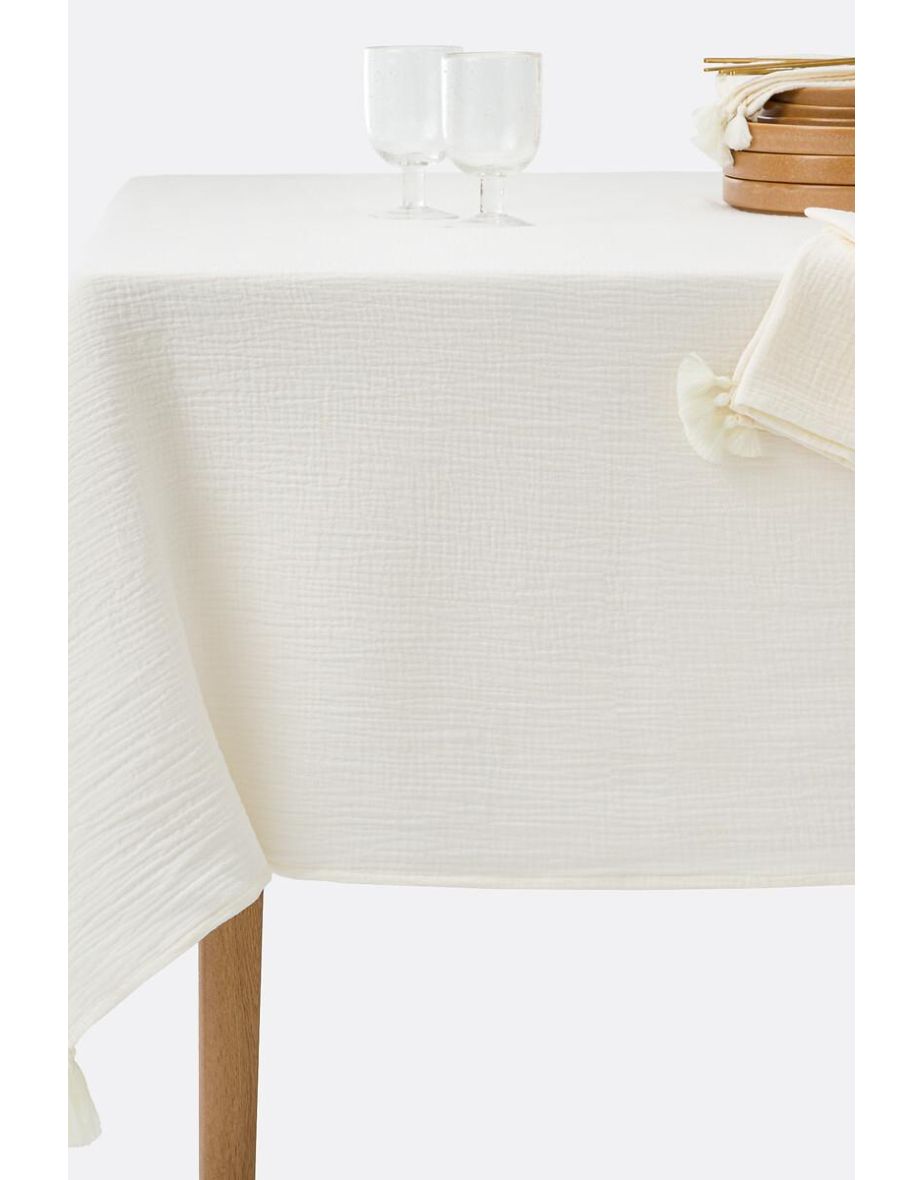 Kumla Cotton Muslin Tablecloth