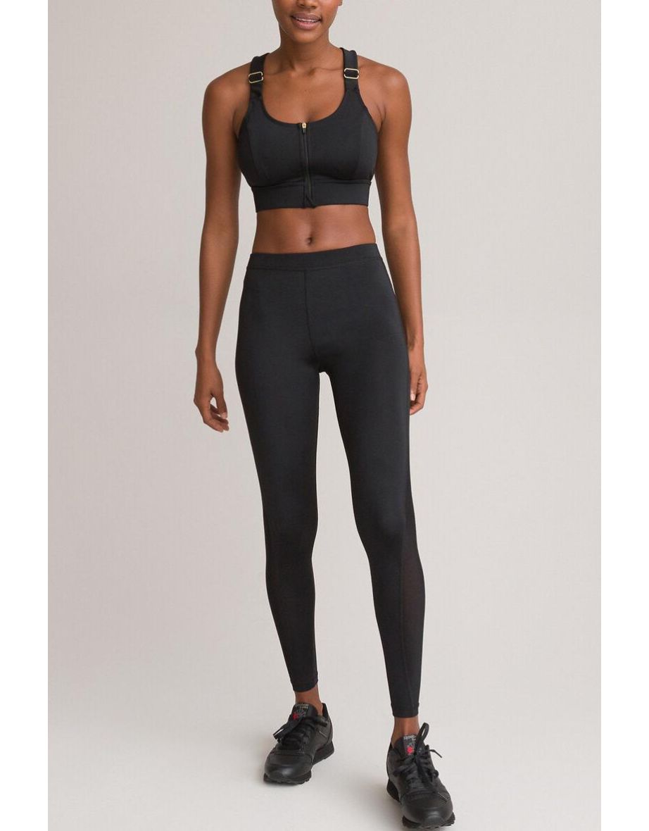 Zipped Sports Bra