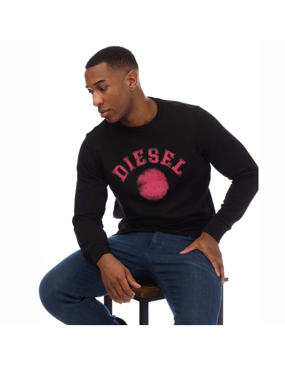 Men's Diesel  Sweatshirt in Black - 3