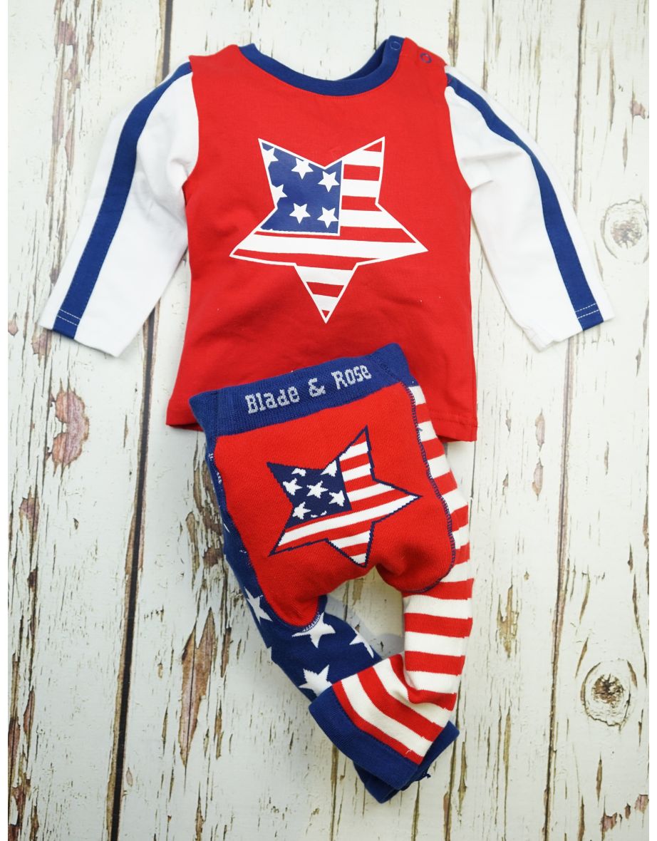 USA Flag Leggings - 2