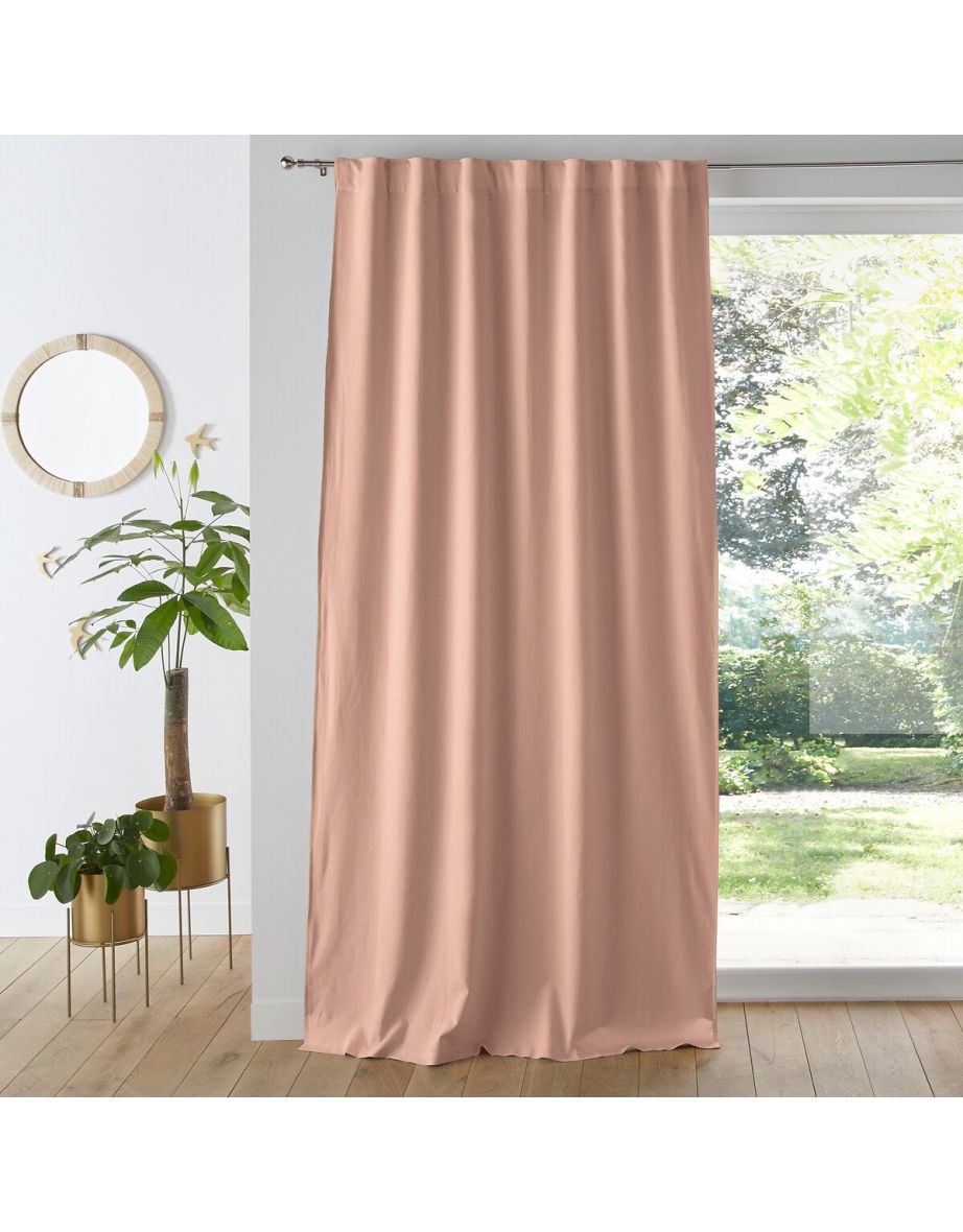 Odorie Linen Blend Lined Curtain