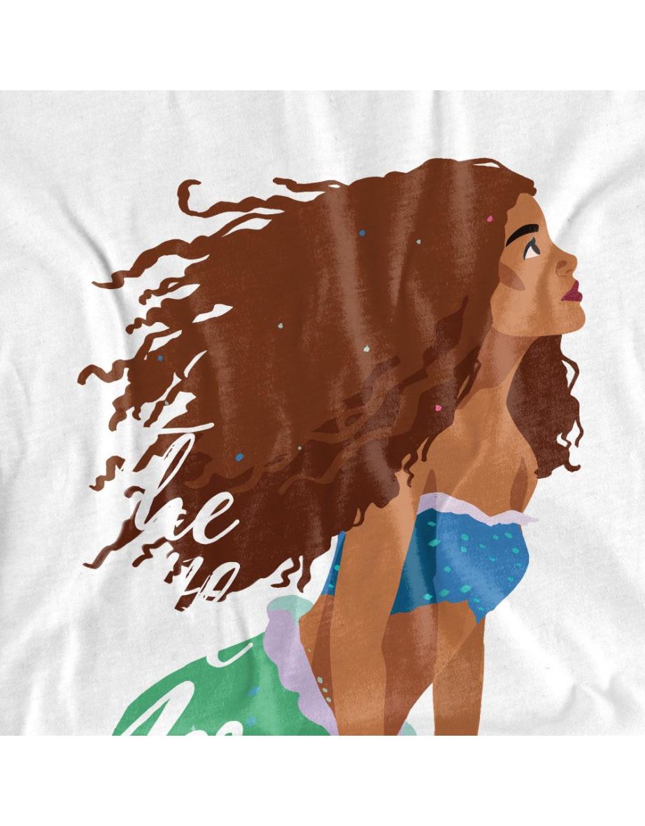 The Little Mermaid   Adult Part Of Your World Ariel T-Shirt - White - 2