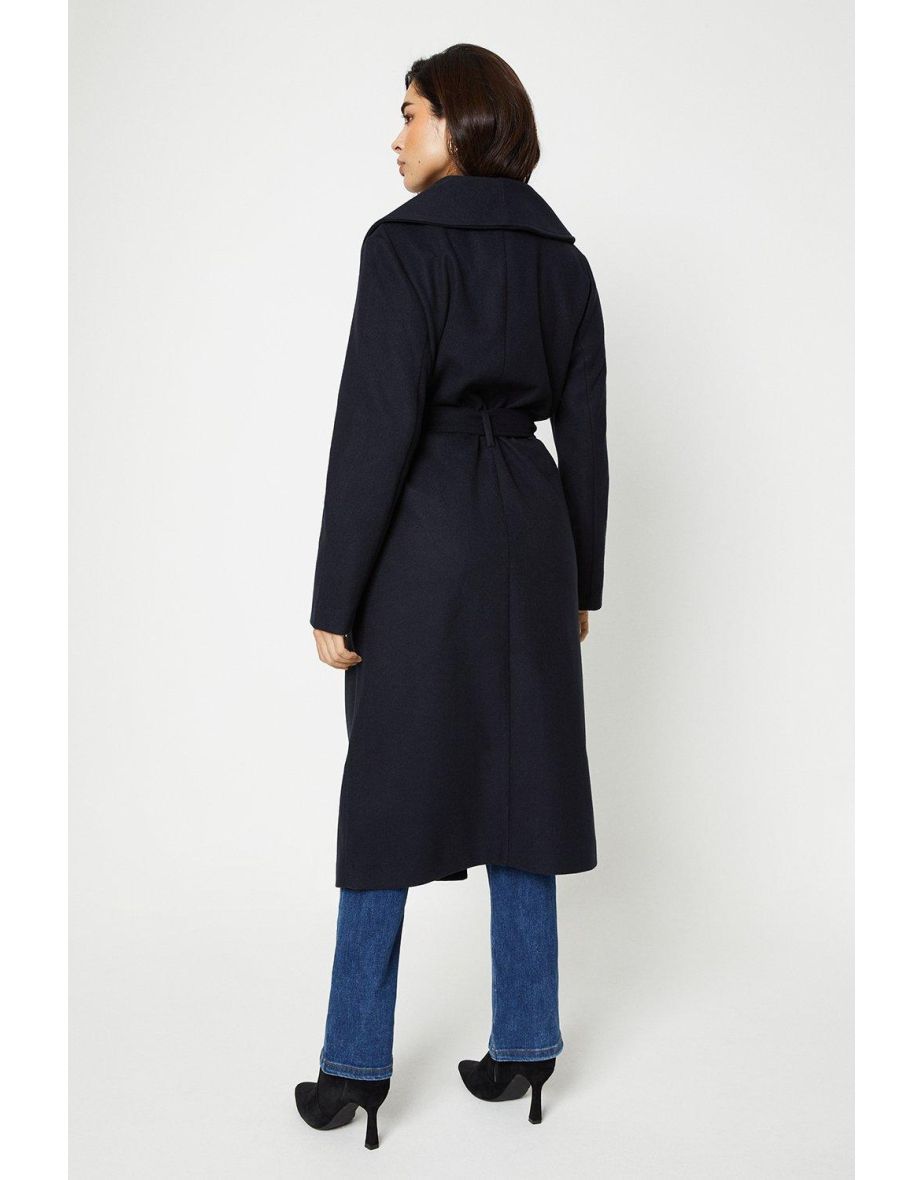 Longline Wrap Coat - 3