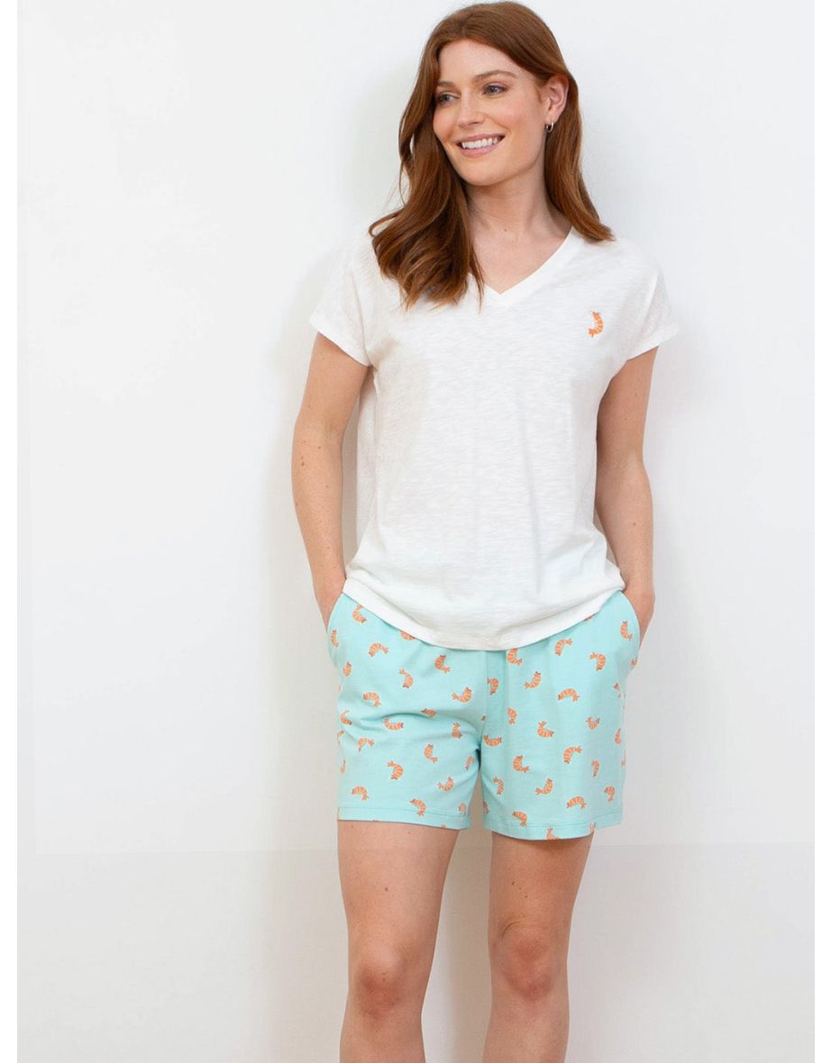 Cleavel jersey short pyjamas
