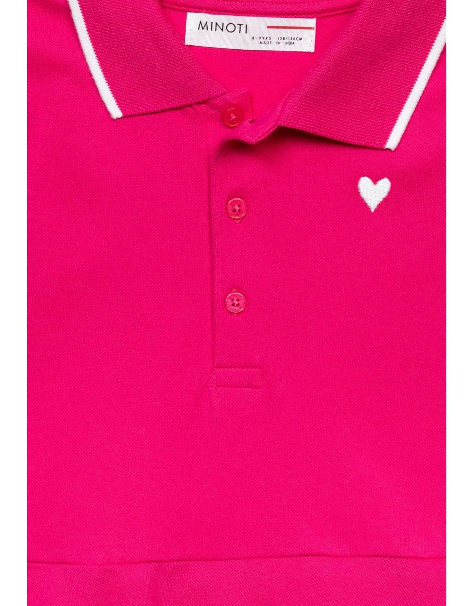 Girls Sleeveless polo dress - 2