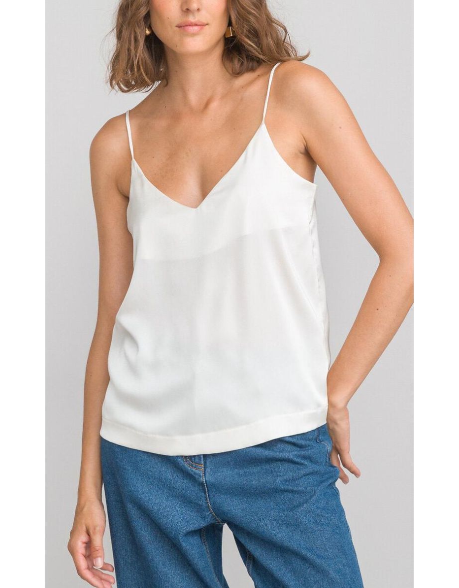 Satin V-Neck Cami