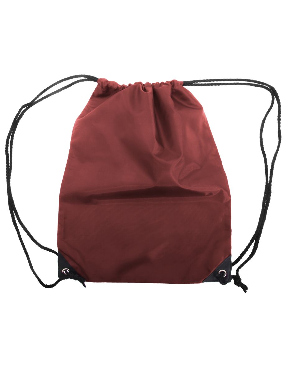 Shugon Stafford Plain Drawstring Tote Bag - 13 Litres (Pack of 2) - Burgundy