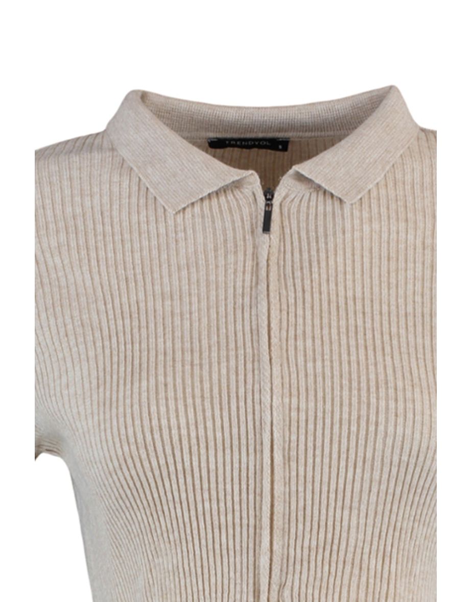 Cardigan - Beige - Slim fit - 7