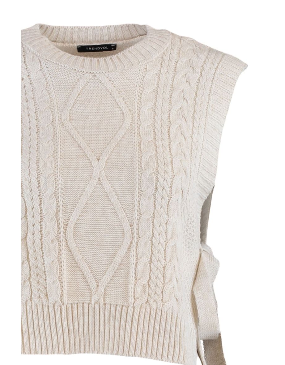 Sweater Vest - Beige - Regular fit - 7